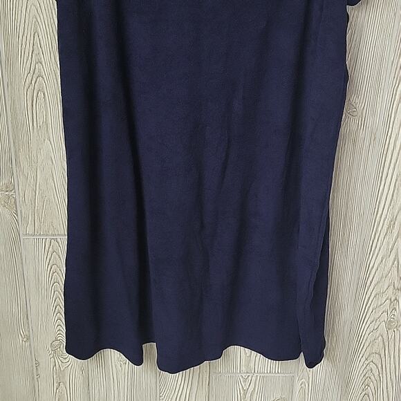 A New Day Navy Blue Sleeveless Terry Tank Dress Swimsuit Coverup Womens 2X NWT - Picture 3 of 12